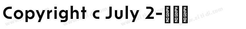 Copyright c July 2字体转换